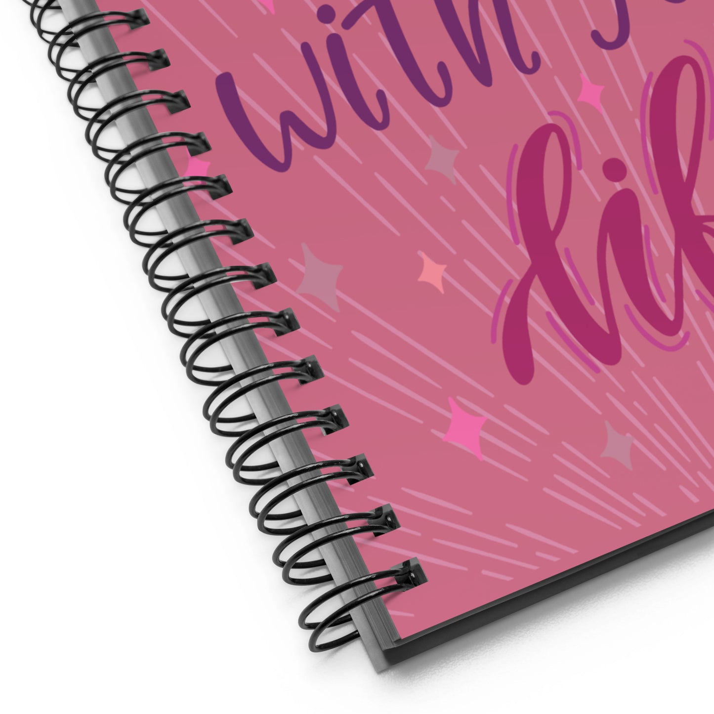 Be in love with your life spiral-notebook-white-product-detail-2