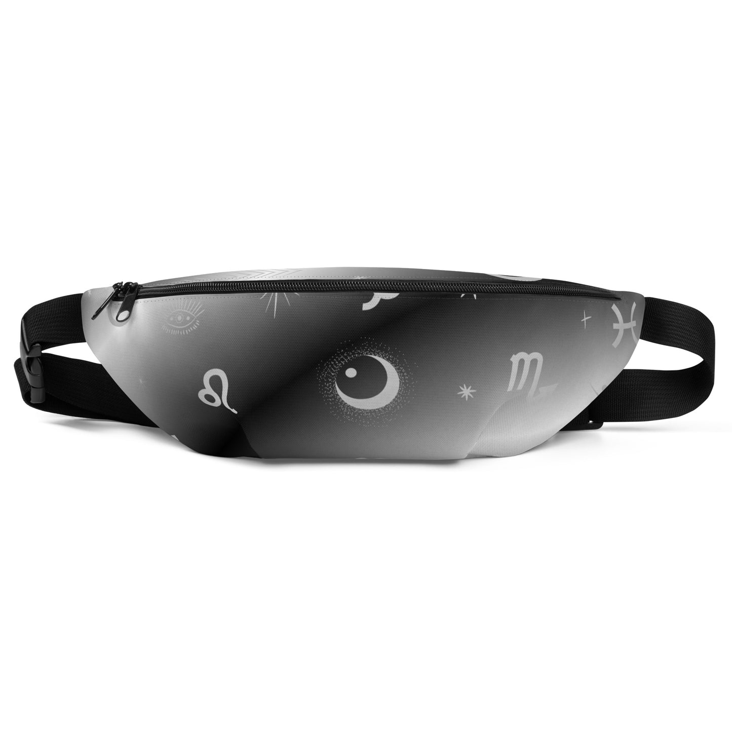 Black White Zodiac Fanny Pack