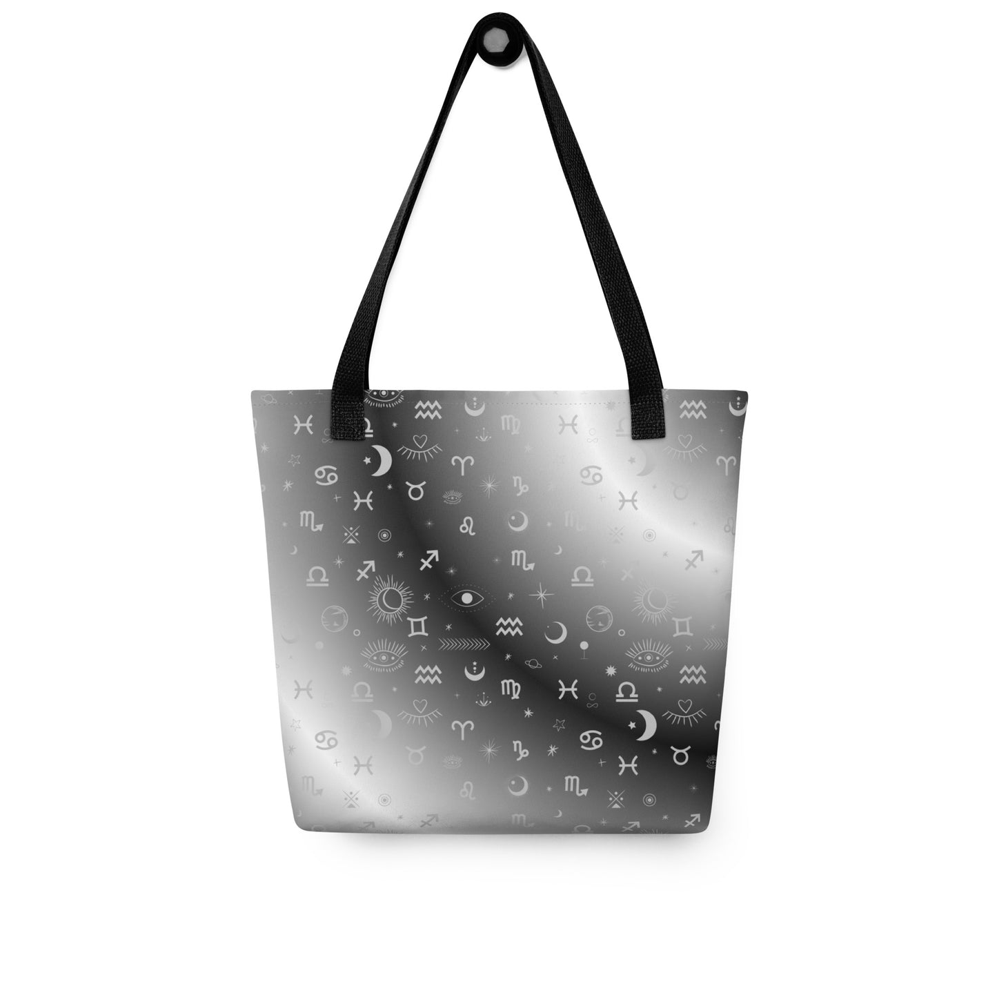 Black White Zodiac Tote Bag