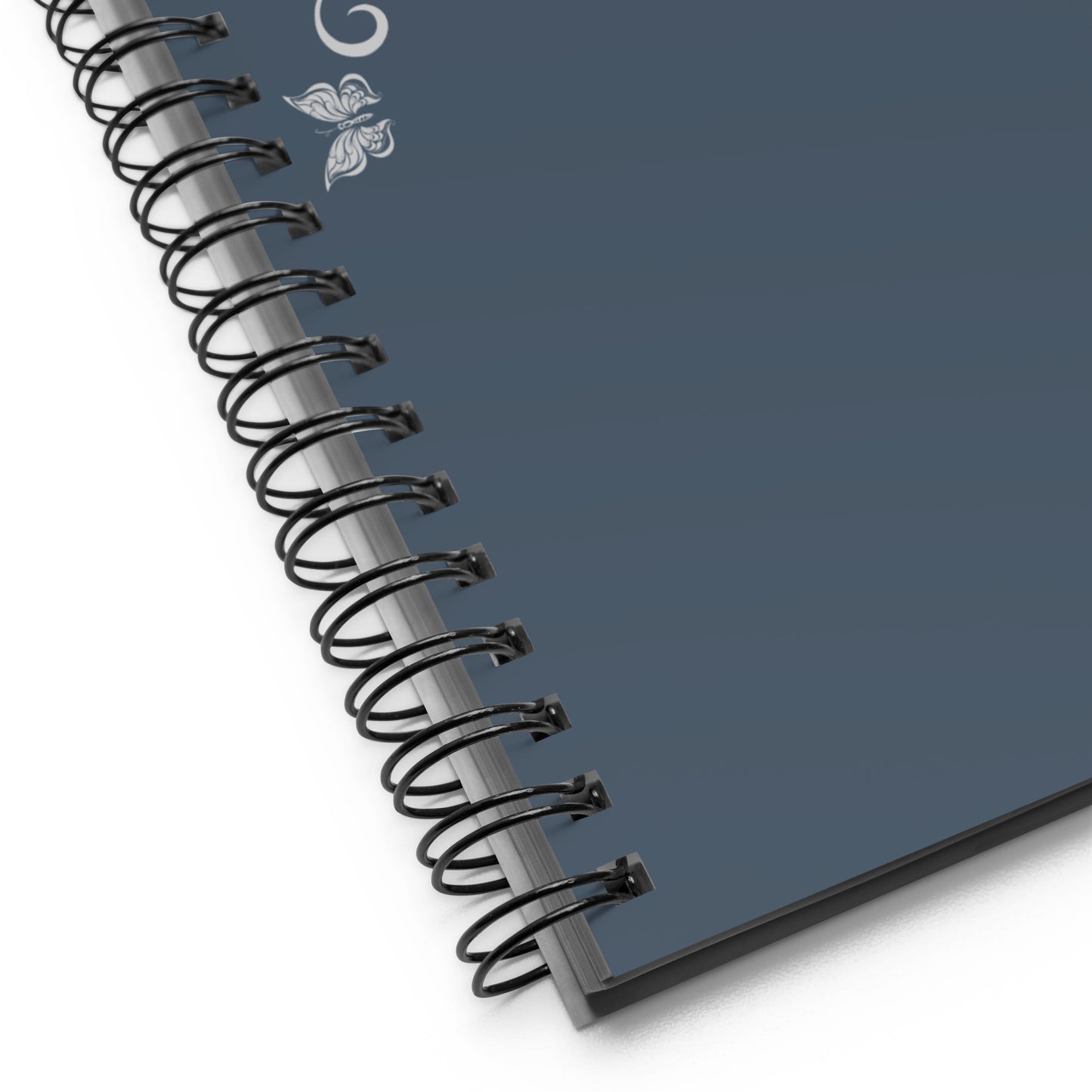 Blue Butterflies spiral-notebook-white-product-detail-2