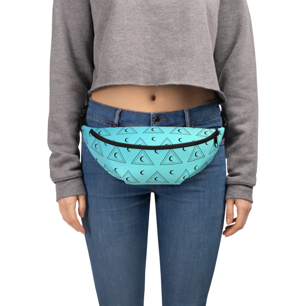 Blue Moon Triangle Fanny Pack