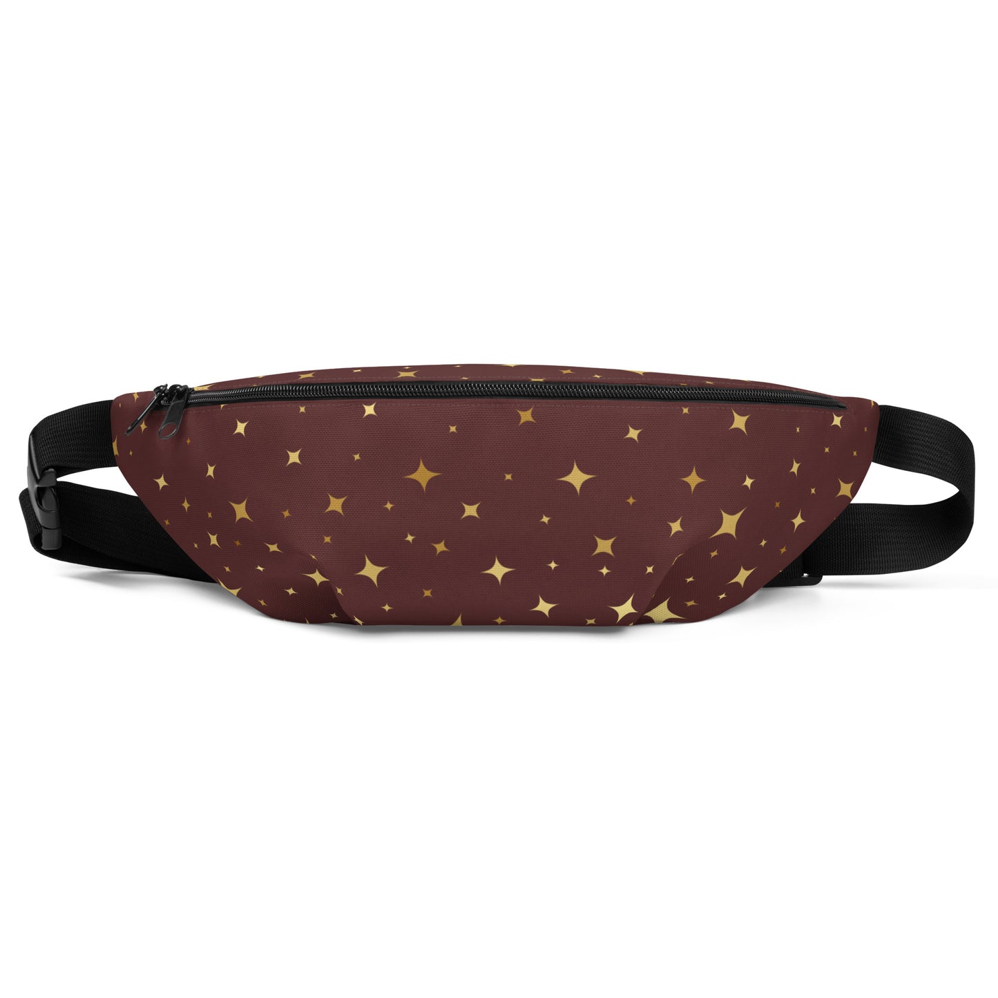 Burgundy Gold Star Fanny Pack