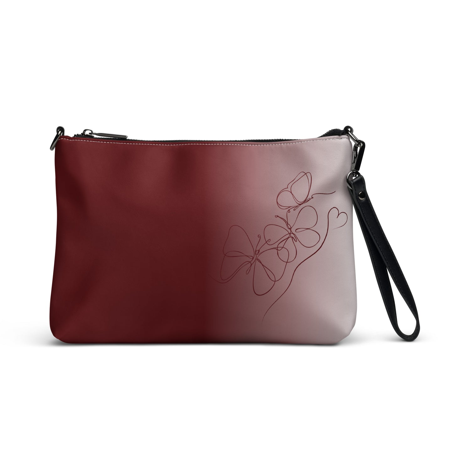 Butterfly Love Crossbody Bag Galaxy Red front