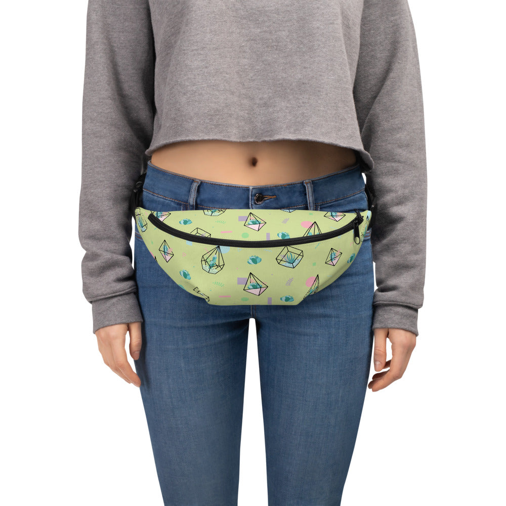 Crystal Terrarium Reef Green Fanny Pack