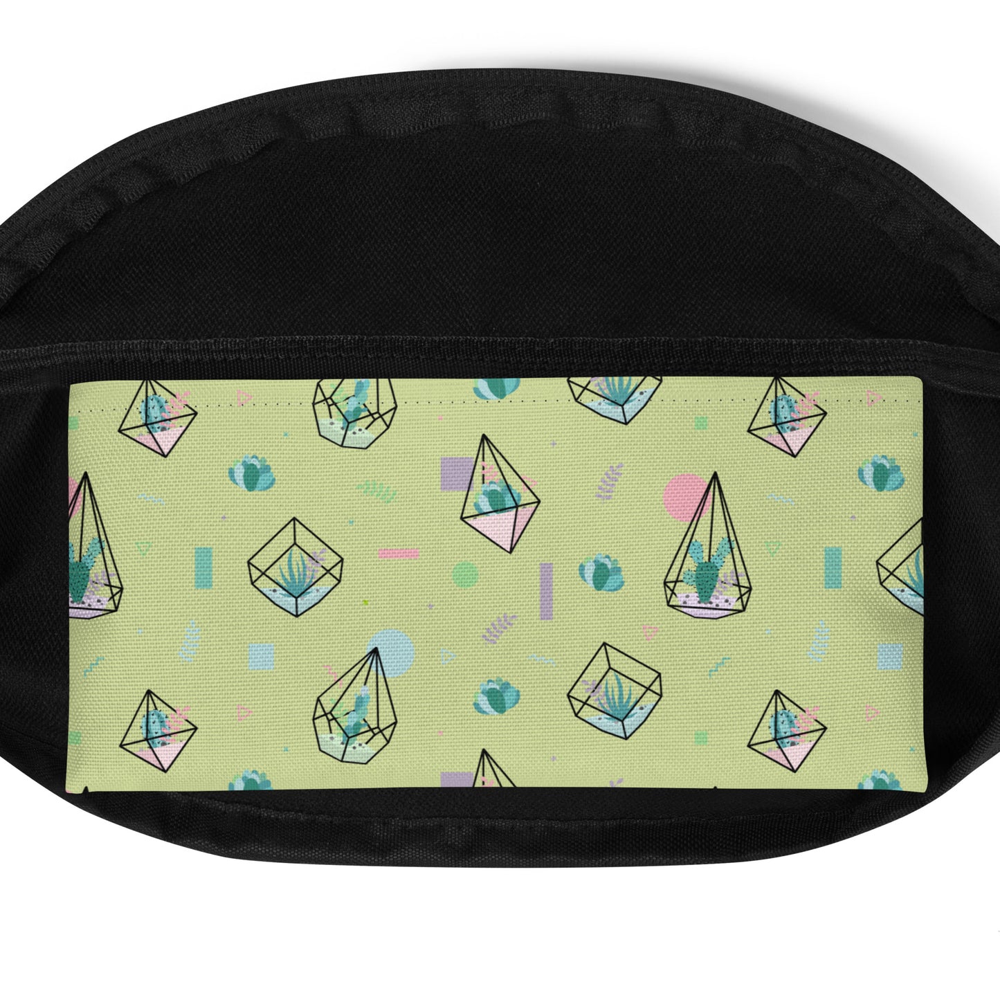 Crystal Terrarium Reef Green Fanny Pack