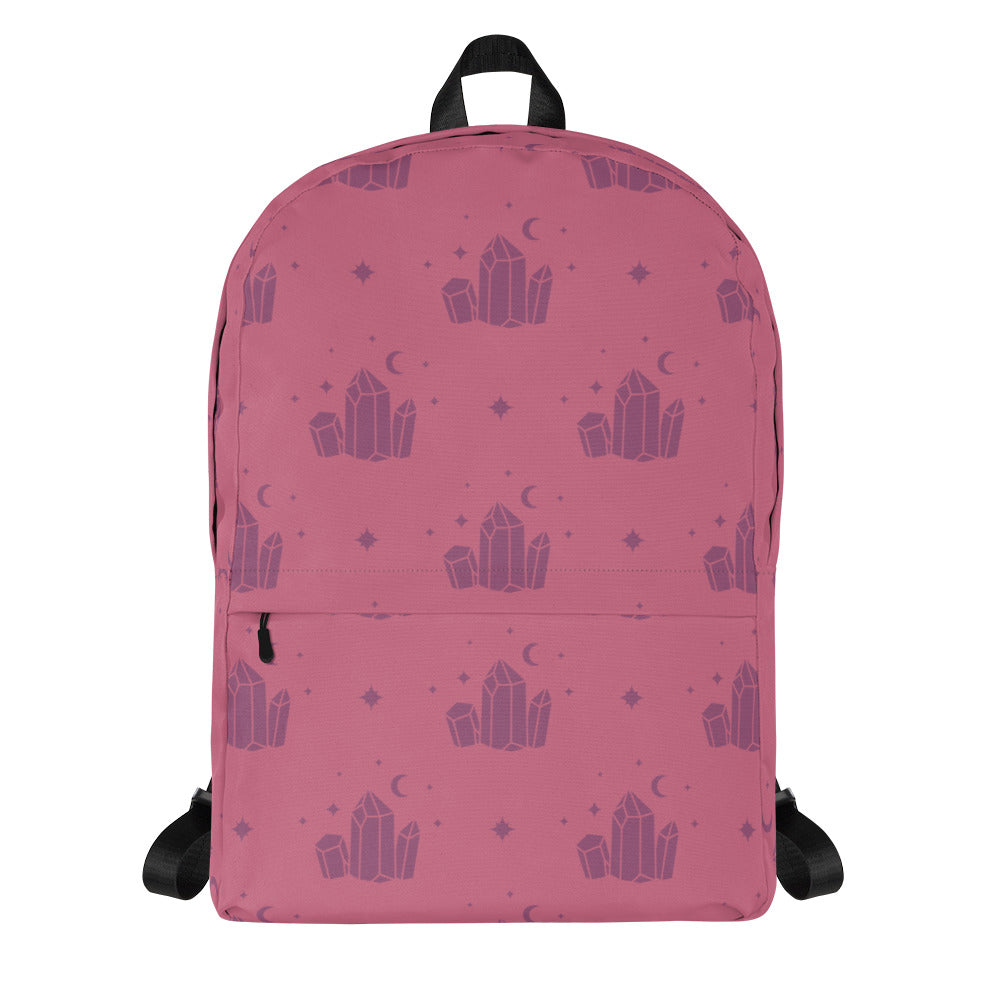 Crystal Star Romantic Pink Backpack