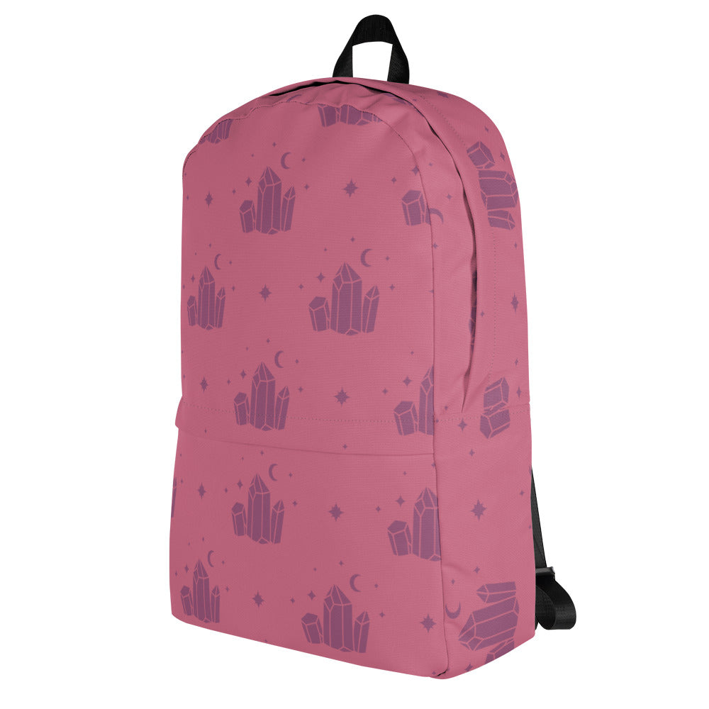 Crystal Star Romantic Pink Backpack