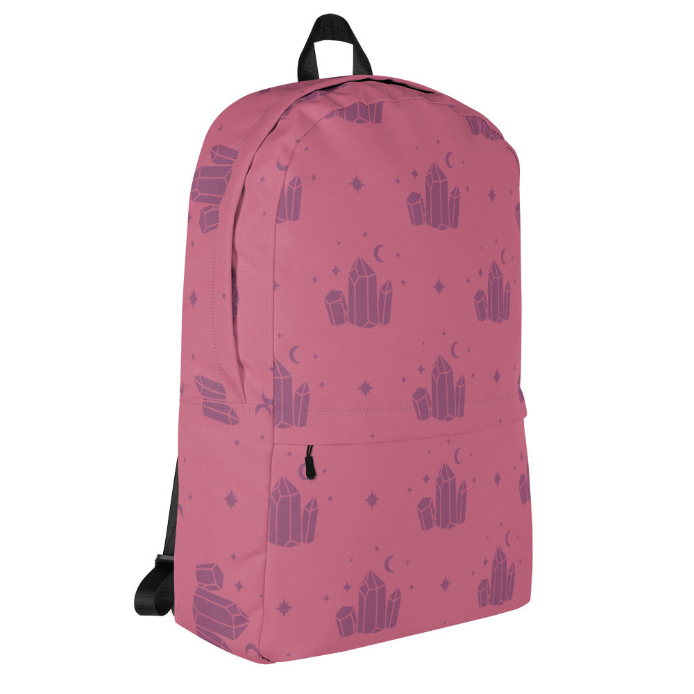 Crystal Star Romantic Pink Backpack