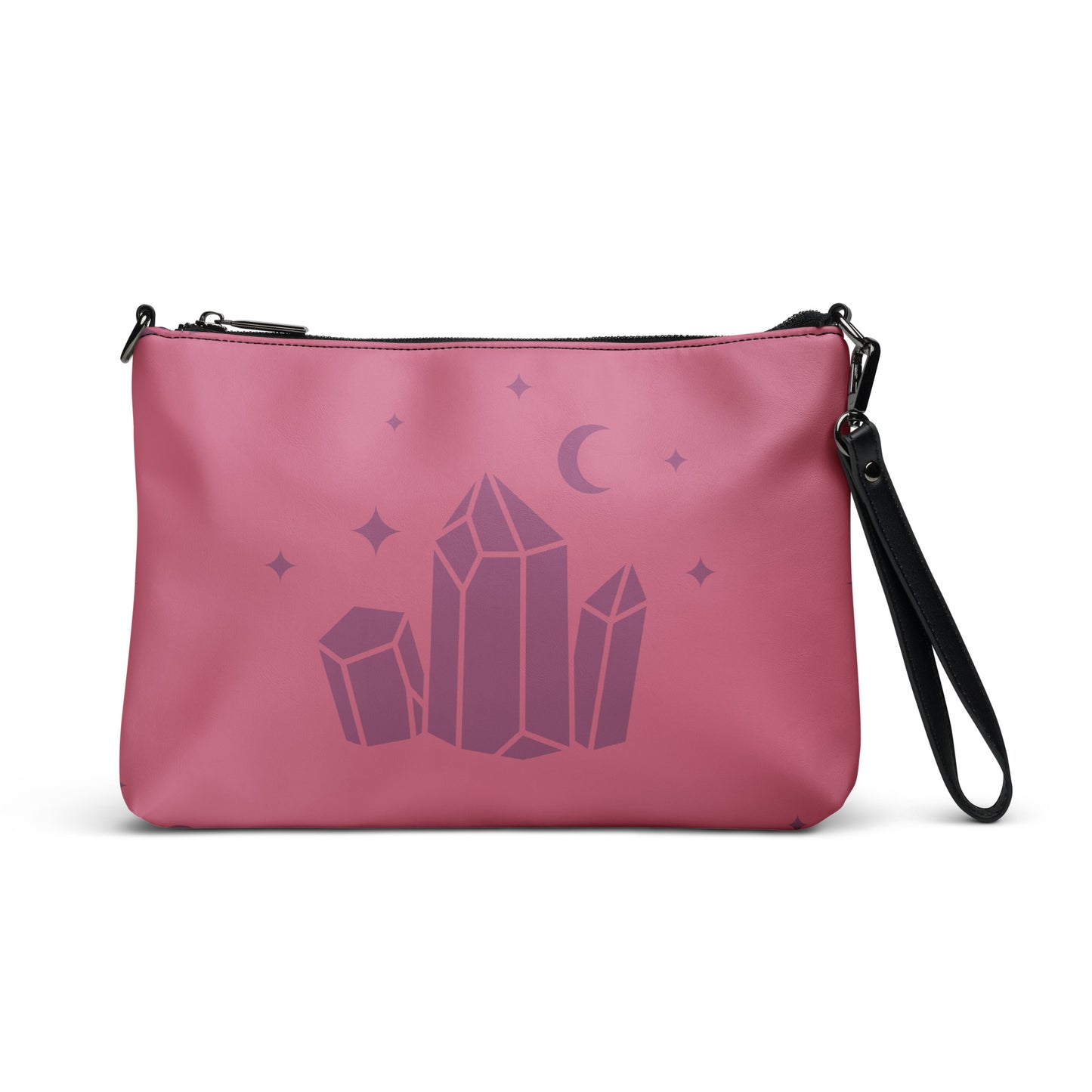 Crystal Star Romantic Pink Crossbody Bag