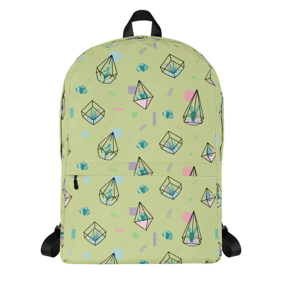 Crystal Terrarium Reef Green Backpack