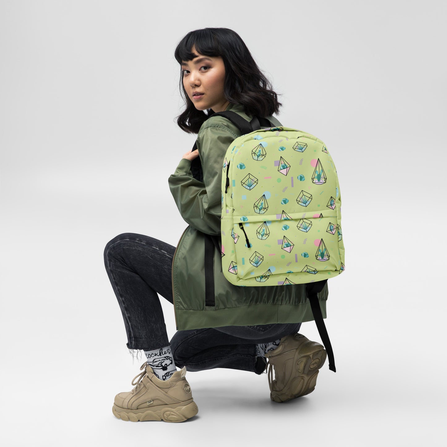 Crystal Terrarium Reef Green Backpack