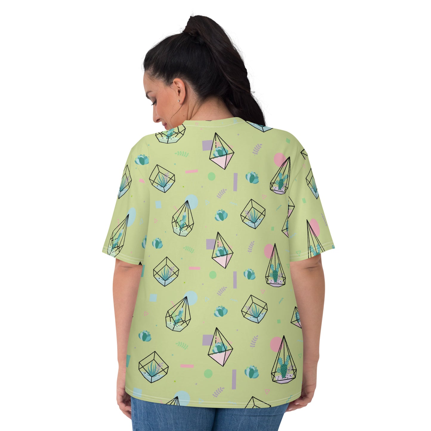 Crystal Terrarium Reef Green Women's Crew Neck T-Shirt