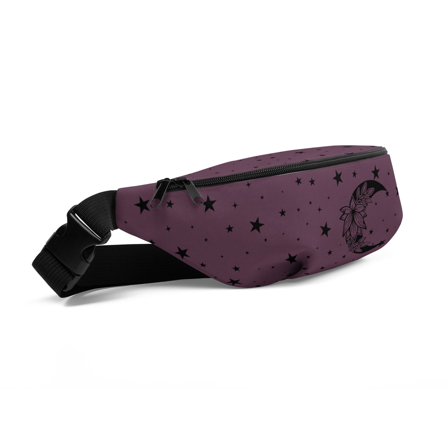 Floral Moon Star Purple Play Fanny Pack