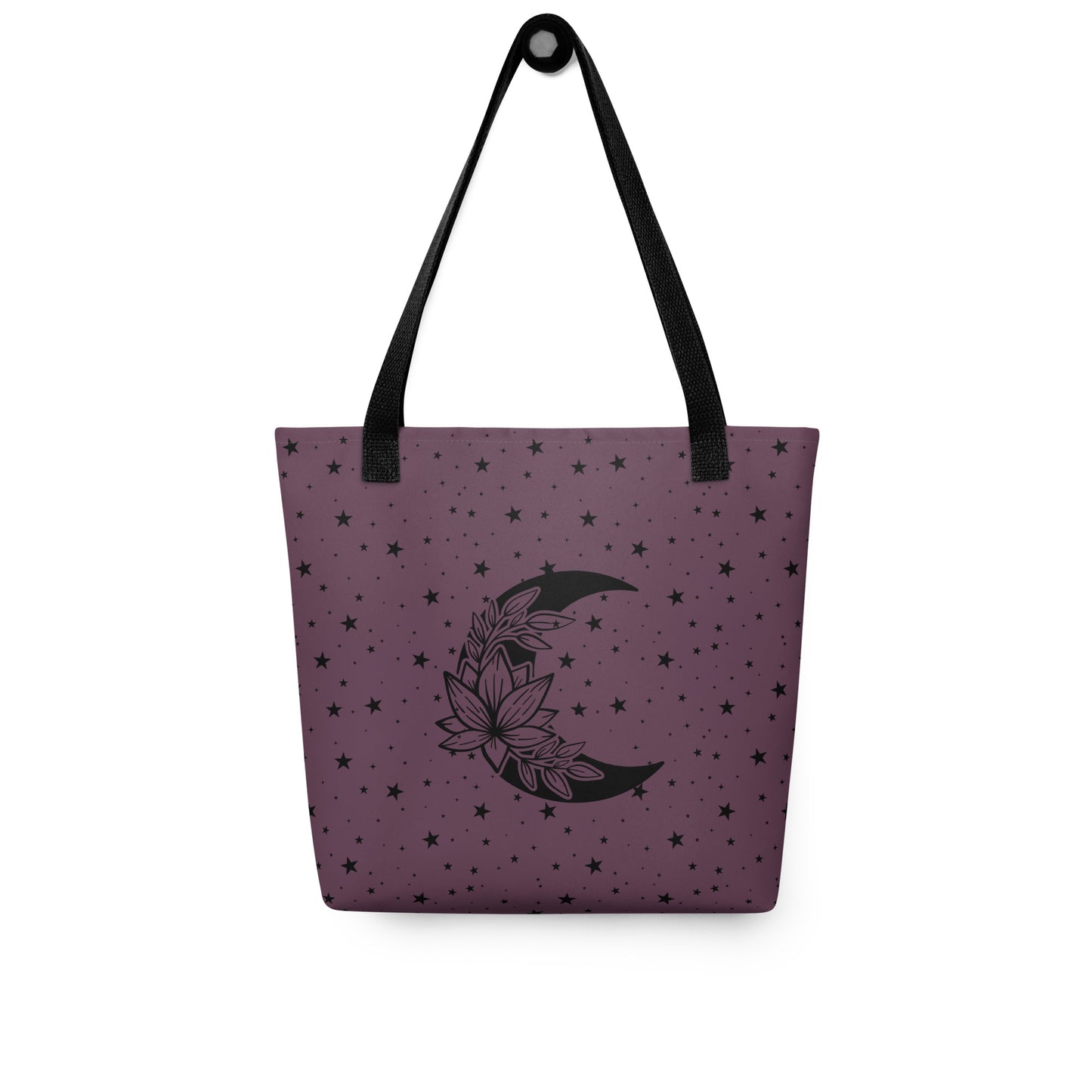 Floral Moon Star Purple Play Tote Bag