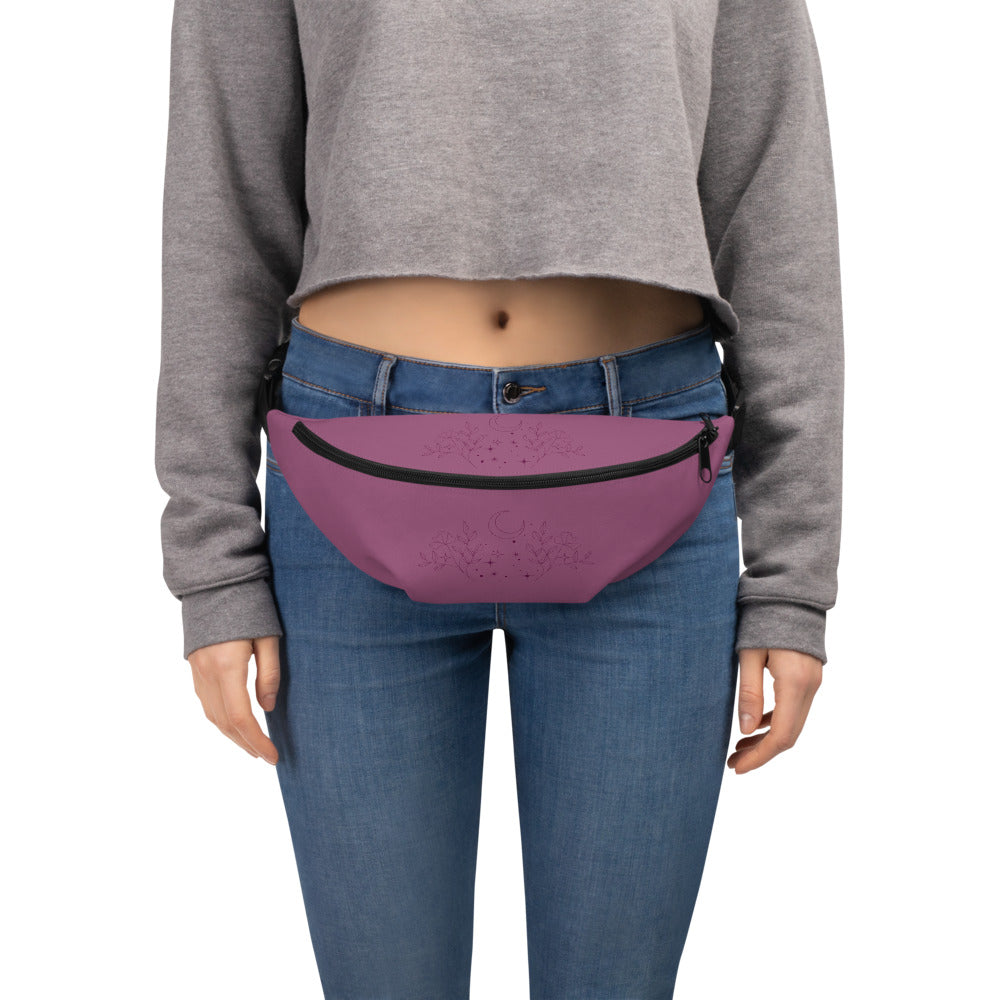 Flower Moon Warm Pink Fanny Pack