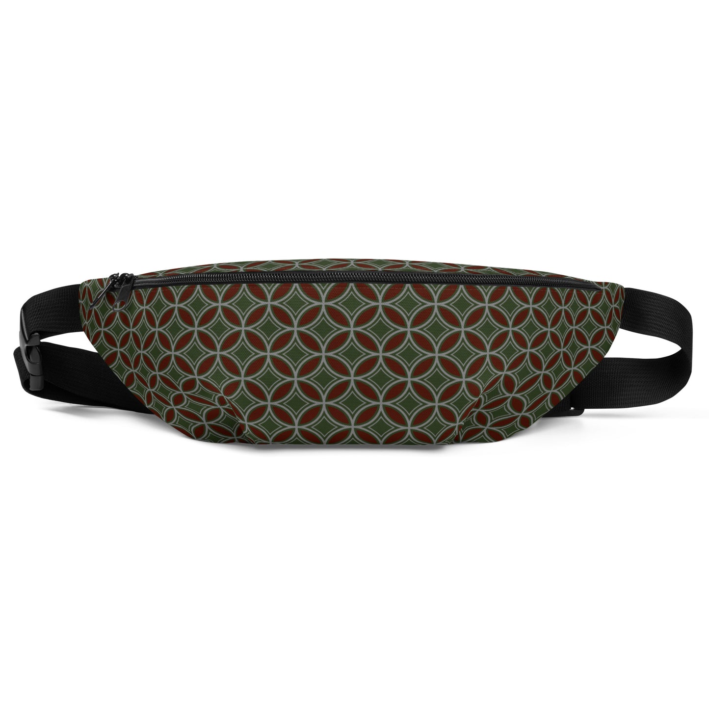 Flower of Life Tree Green Fanny Pack