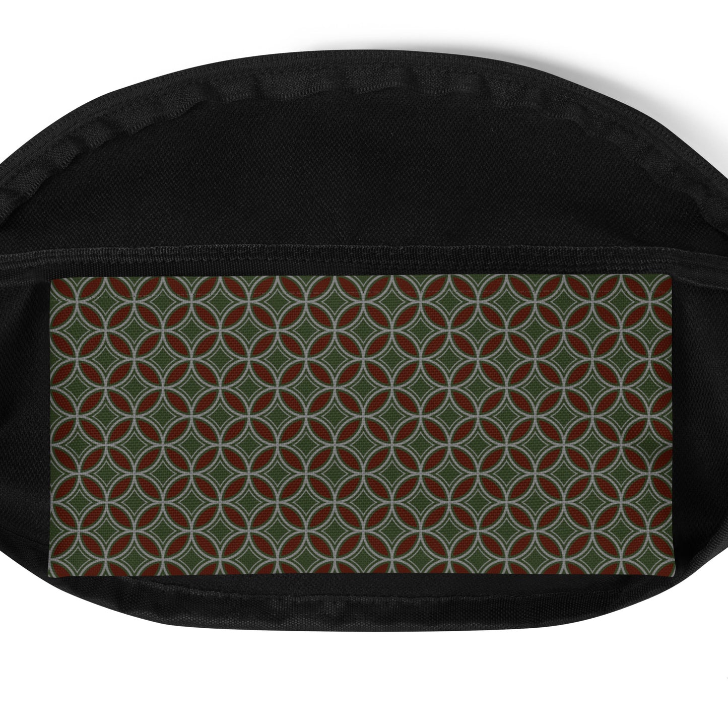 Flower of Life Tree Green Fanny Pack