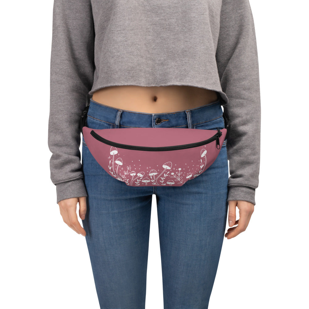 Fungi Star Petal Pink Fanny Pack