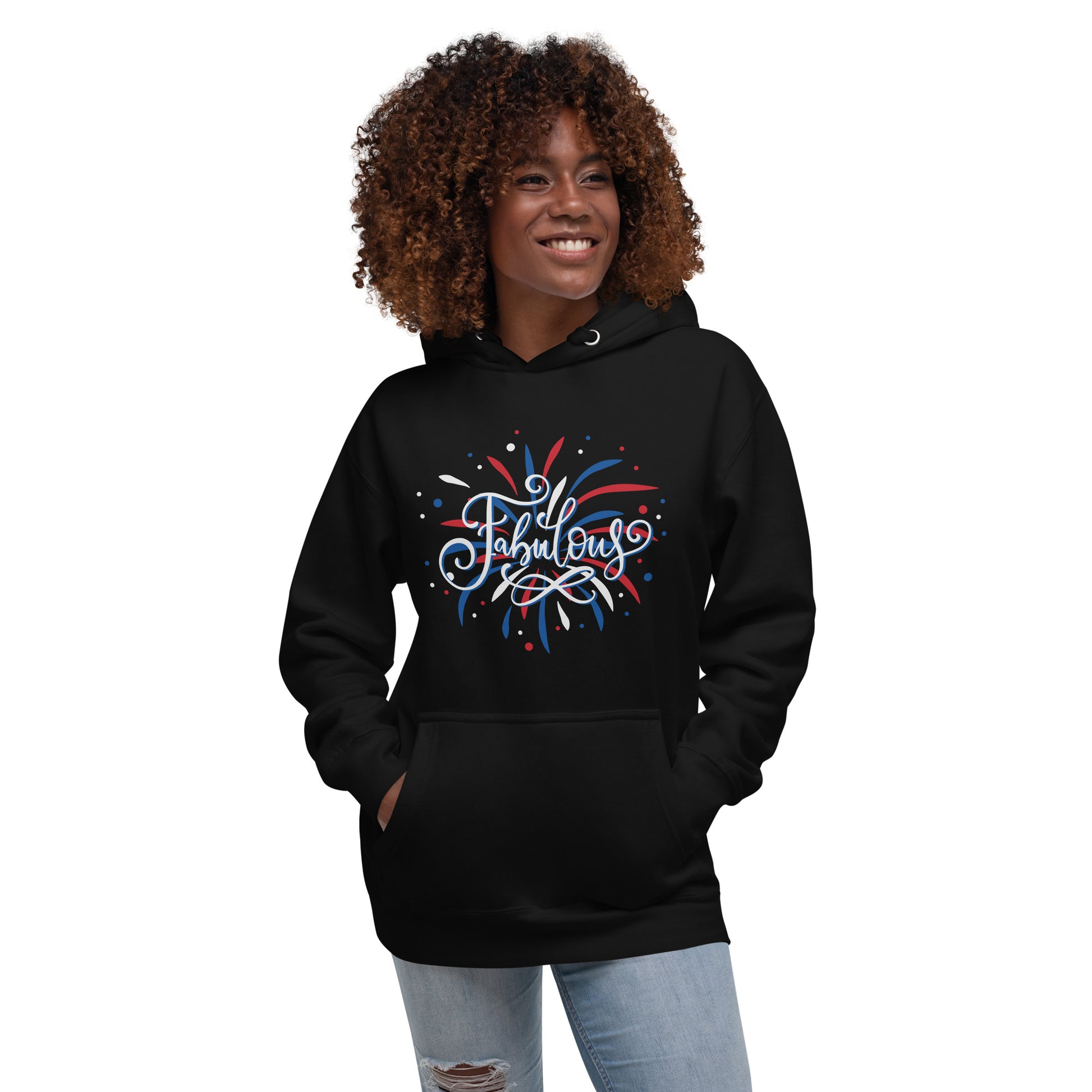 Fabulous unisex-premium-hoodie-black-front