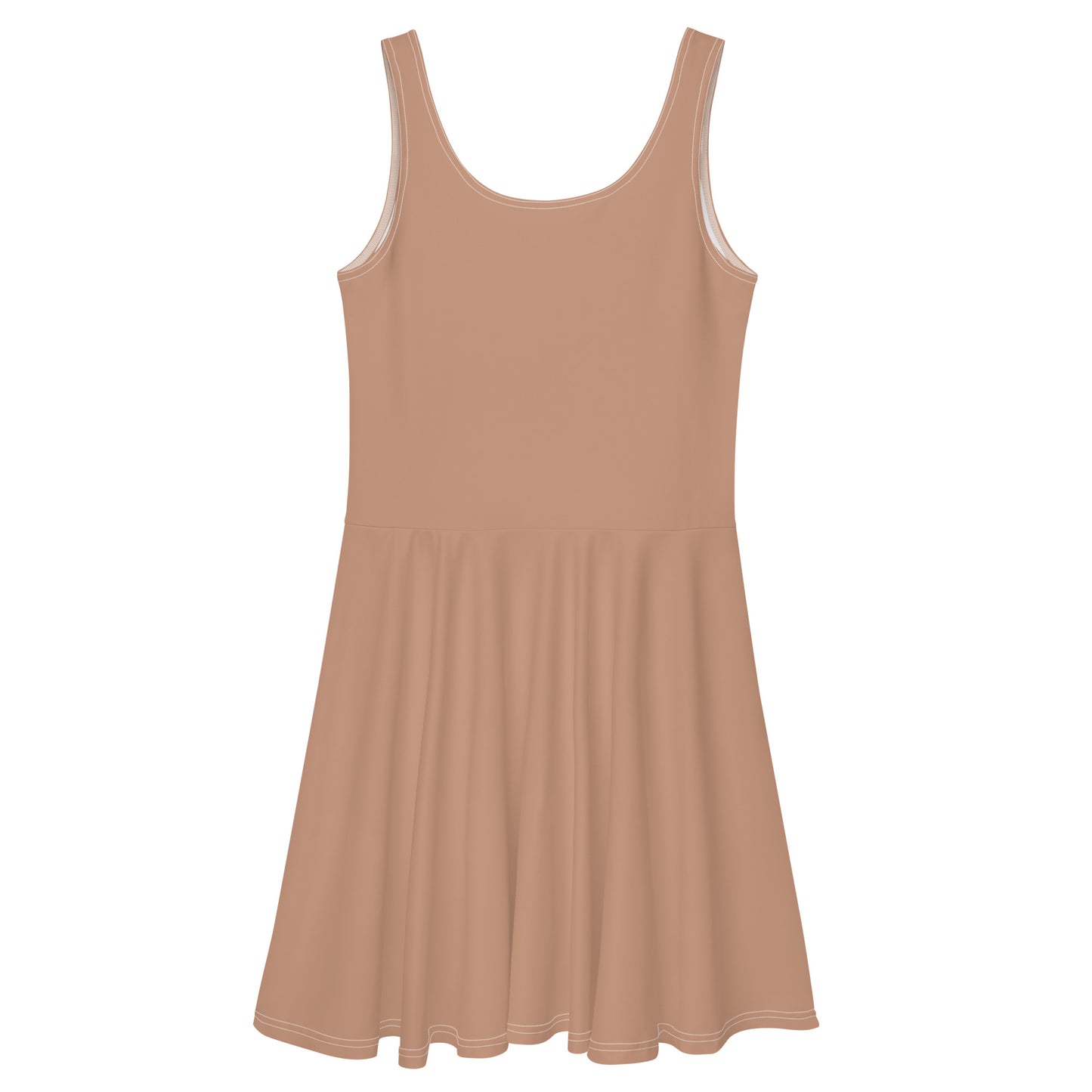 Field Beige Skater Dress back