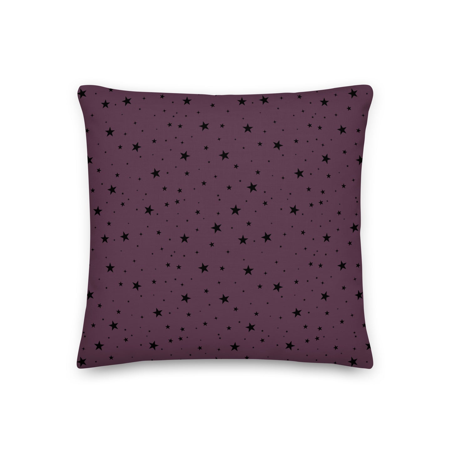 Floral Moon Star Purple Play Premium Throw Pillow