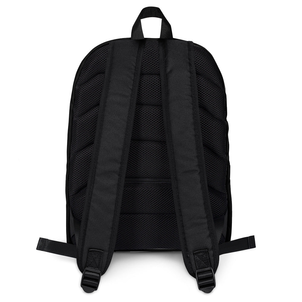 Flower Moon Black Backpack