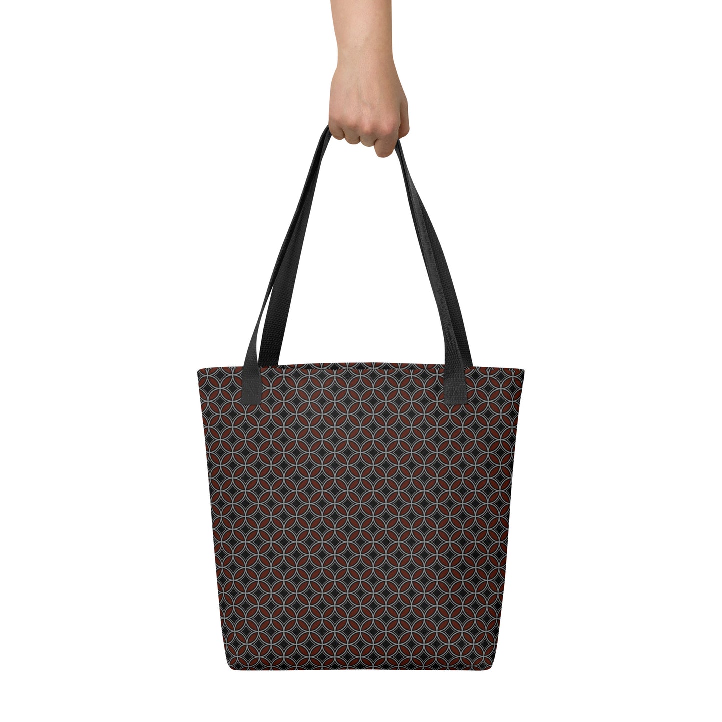 Flower of Life Black Tote Bag