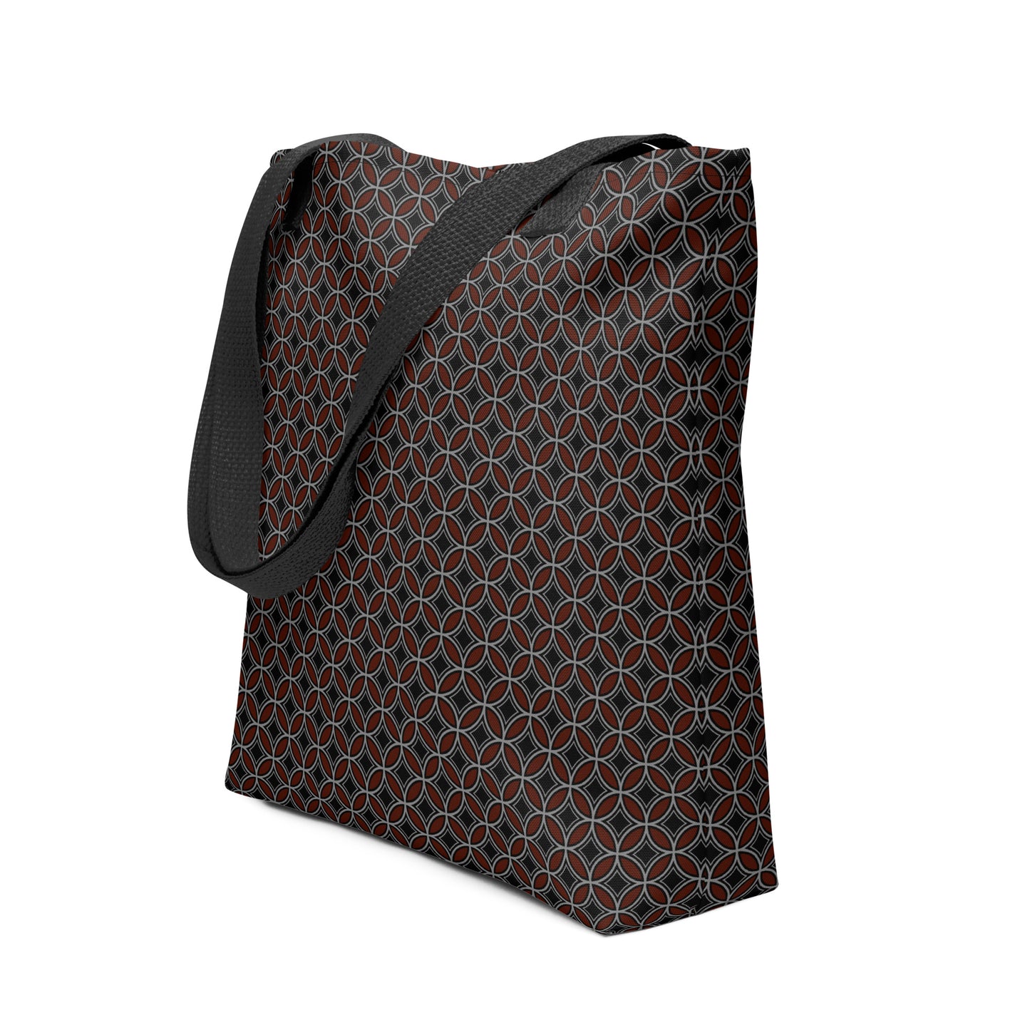 Flower of Life Black Tote Bag