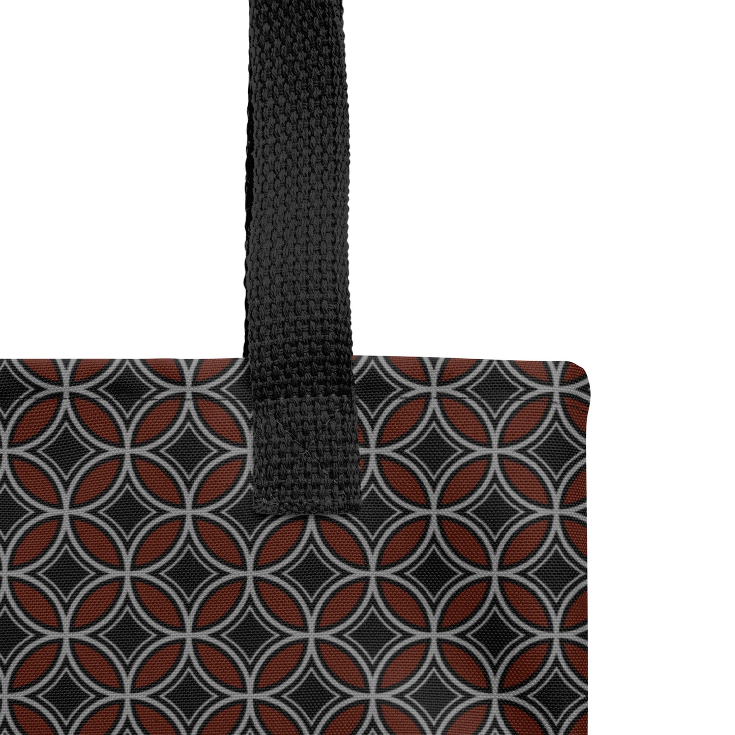 Flower of Life Black Tote Bag