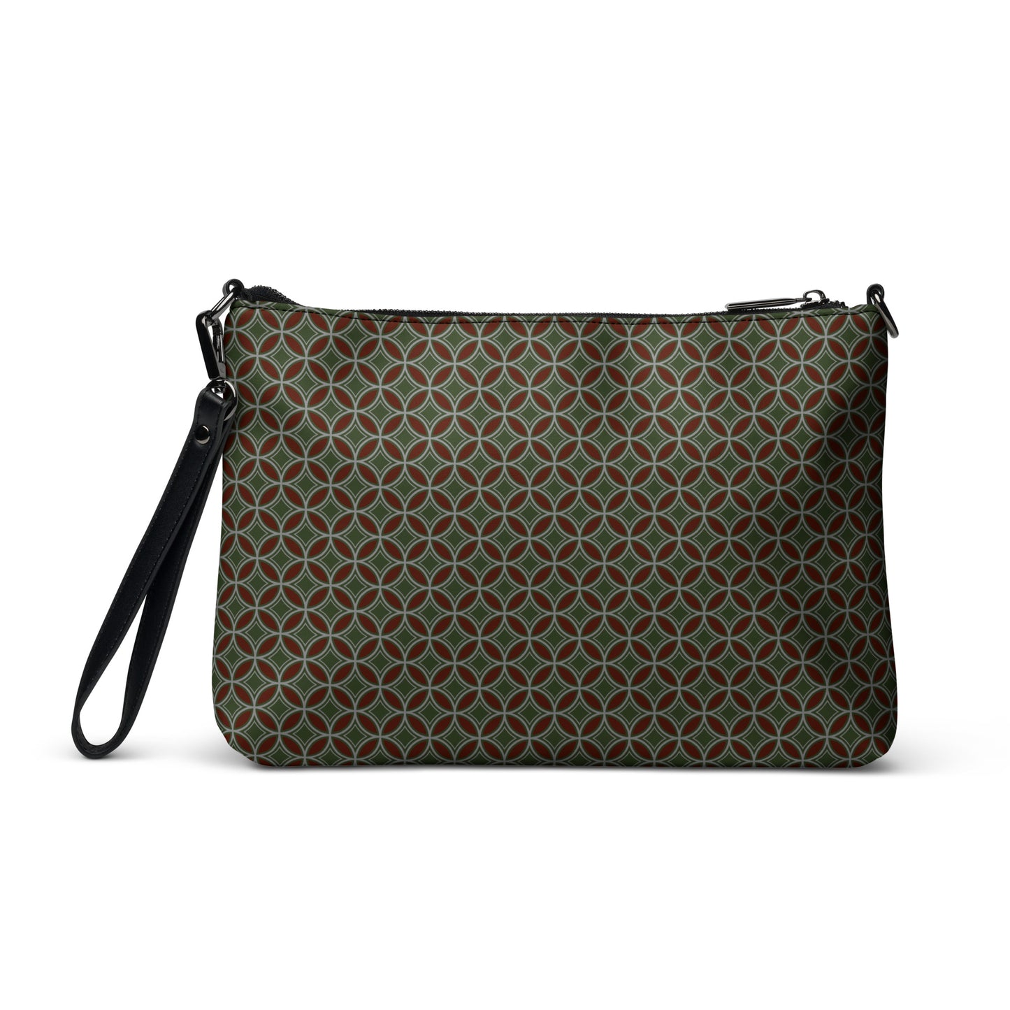 Flower of Life Tree Green Crossbody Bag