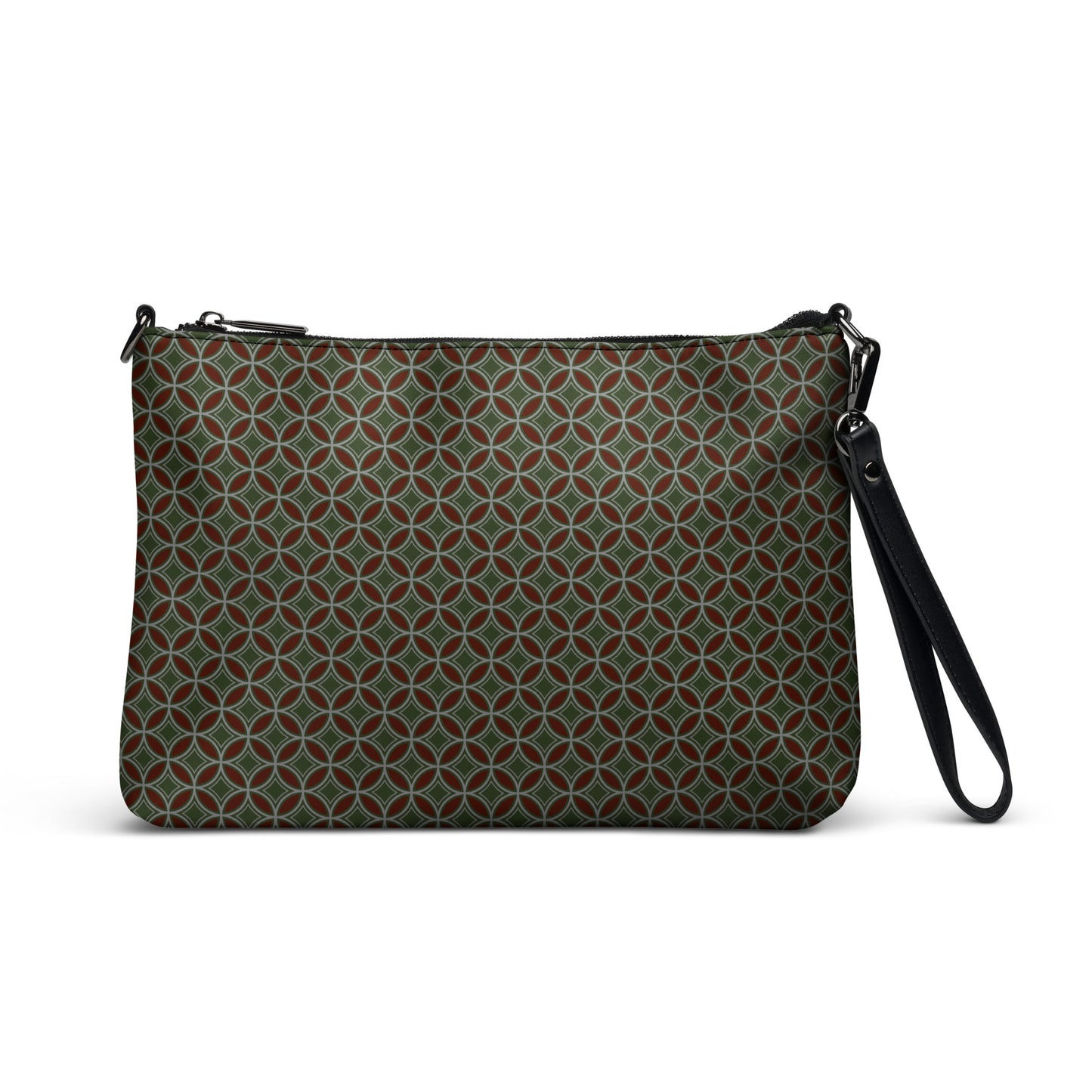 Flower of Life Tree Green Crossbody Bag