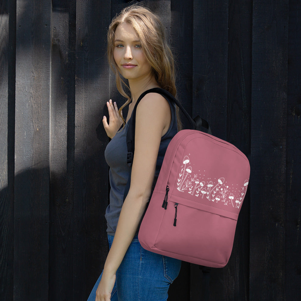 Fungi Star Petal Pink Backpack