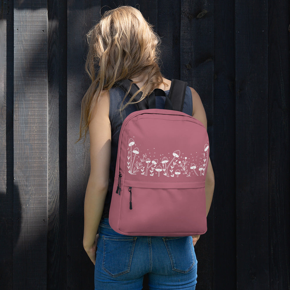 Fungi Star Petal Pink Backpack