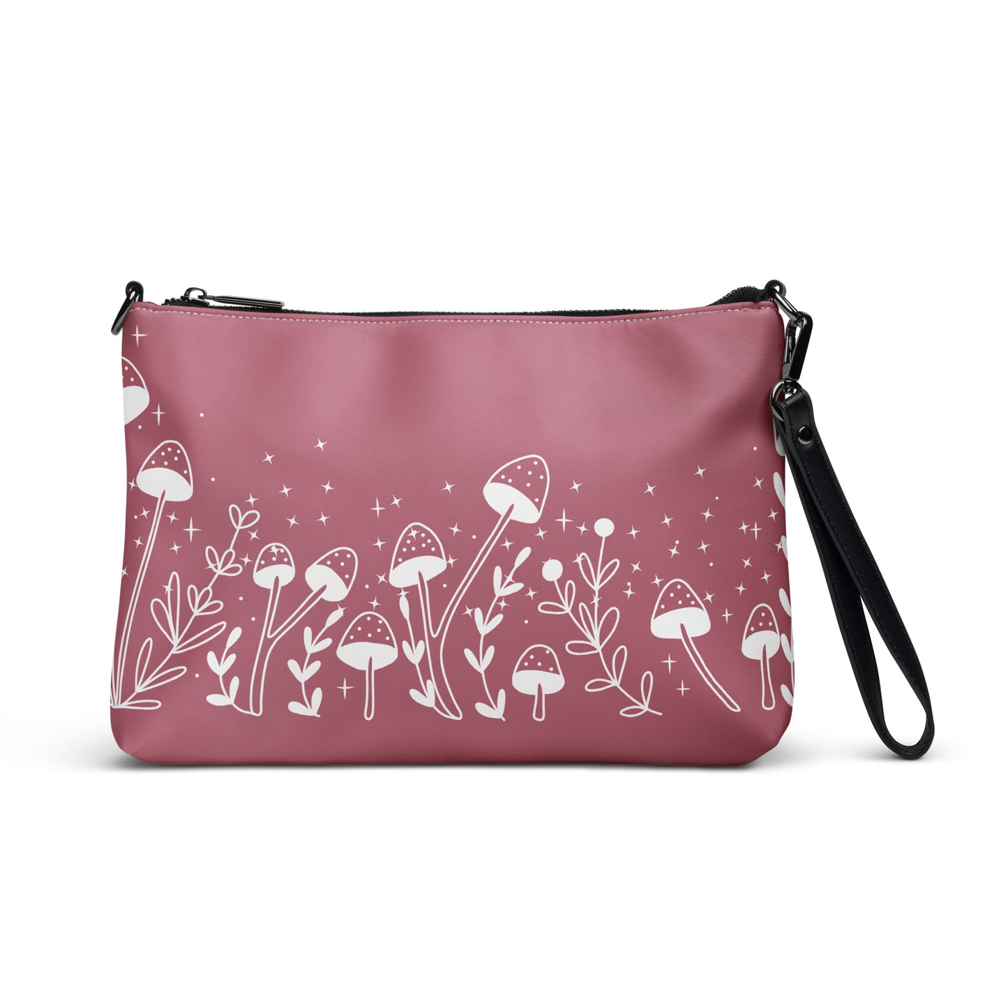 Fungi Star Petal Pink Crossbody Bag