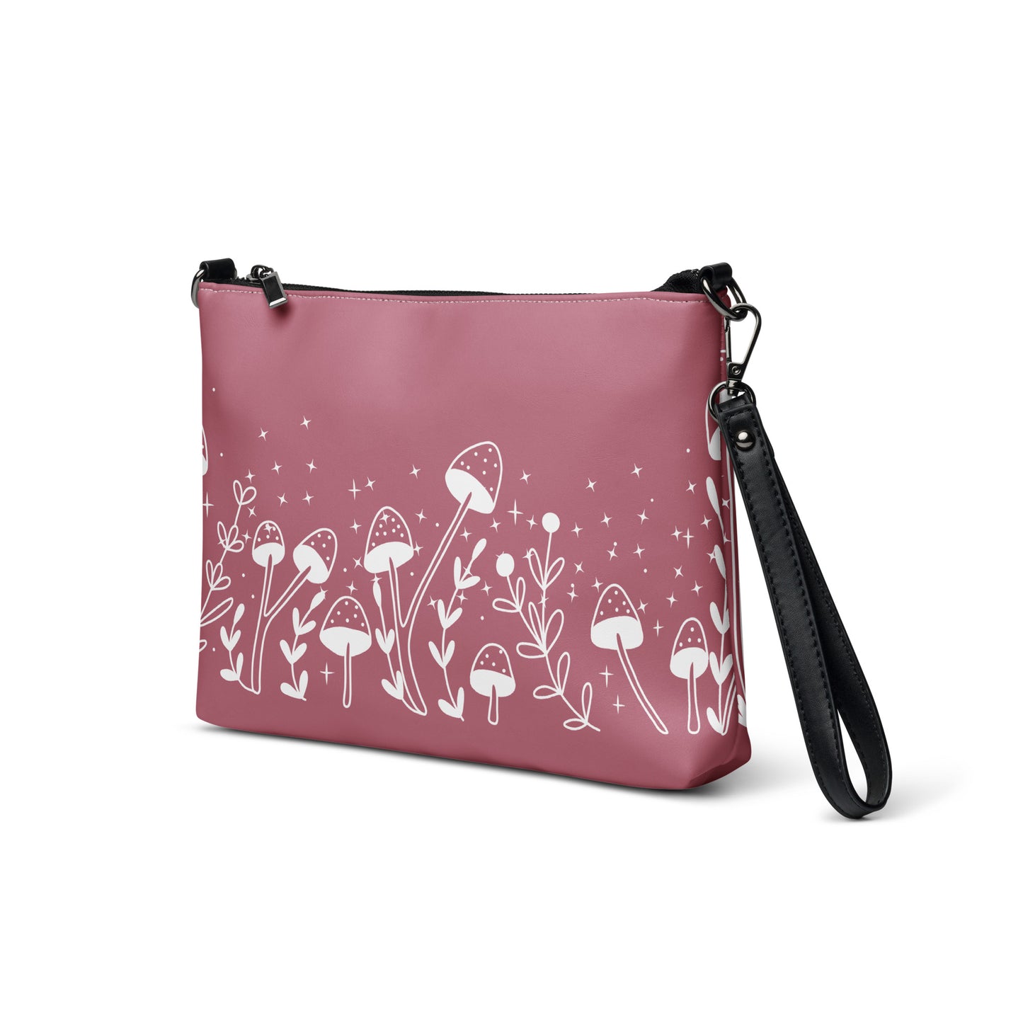 Fungi Star Petal Pink Crossbody Bag