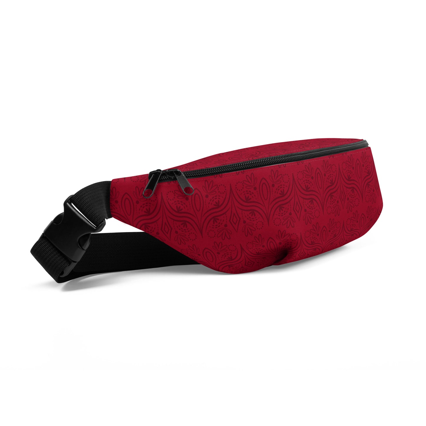 Geometric Star Red Fanny Pack