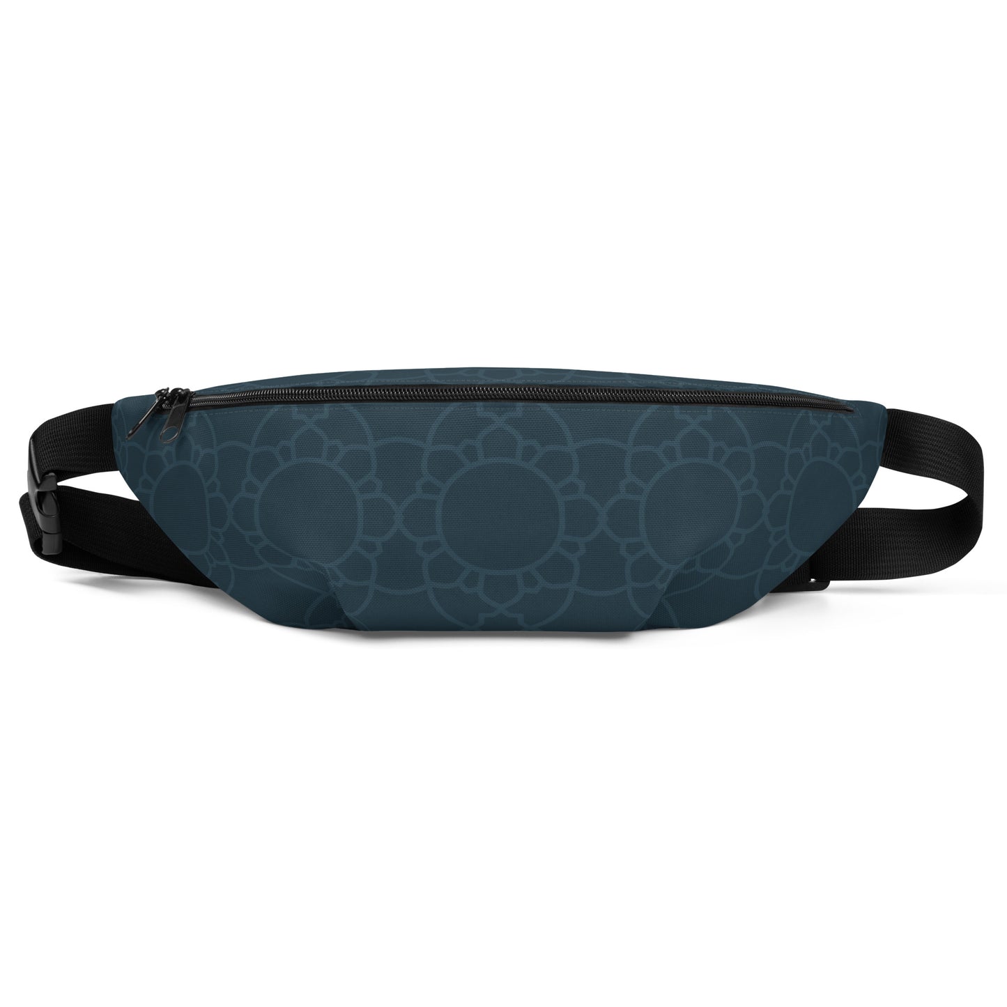 Geometric Winter Blue Fanny Pack