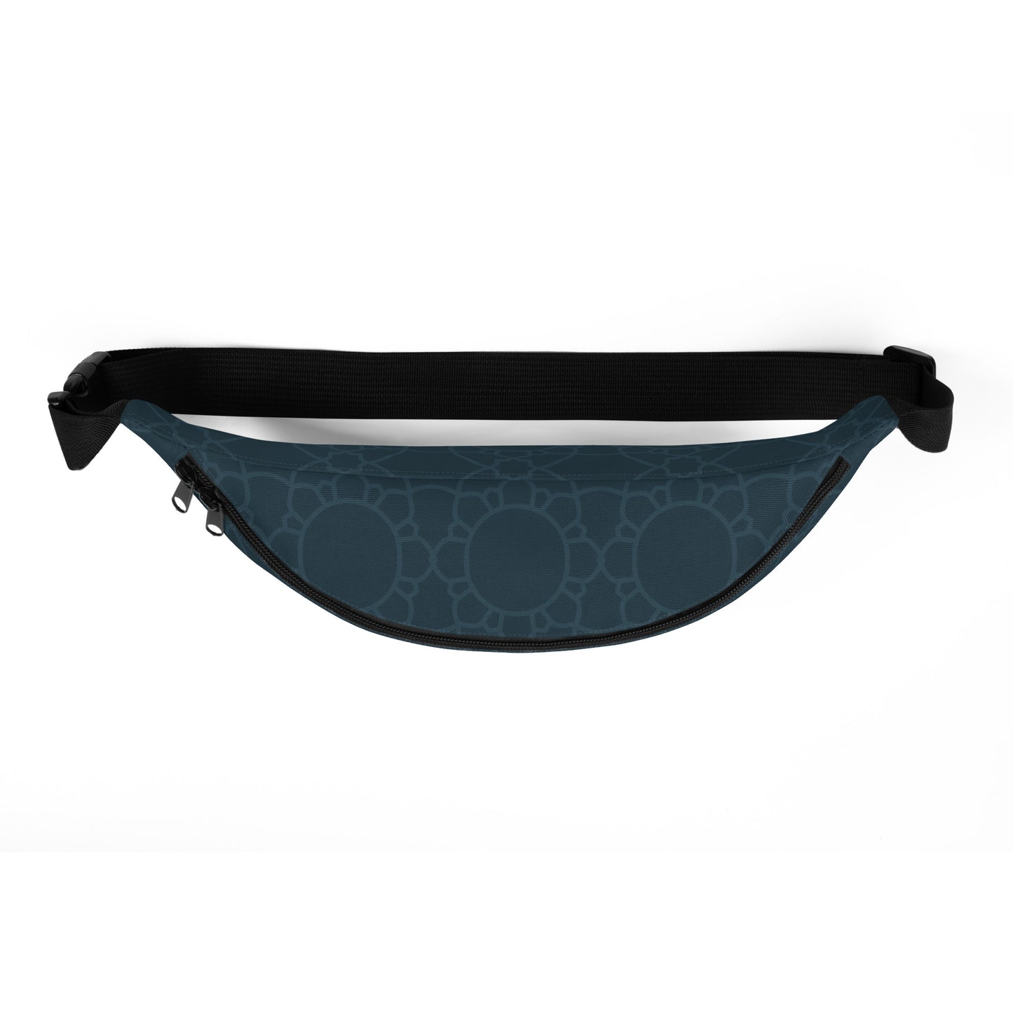 Geometric Winter Blue Fanny Pack