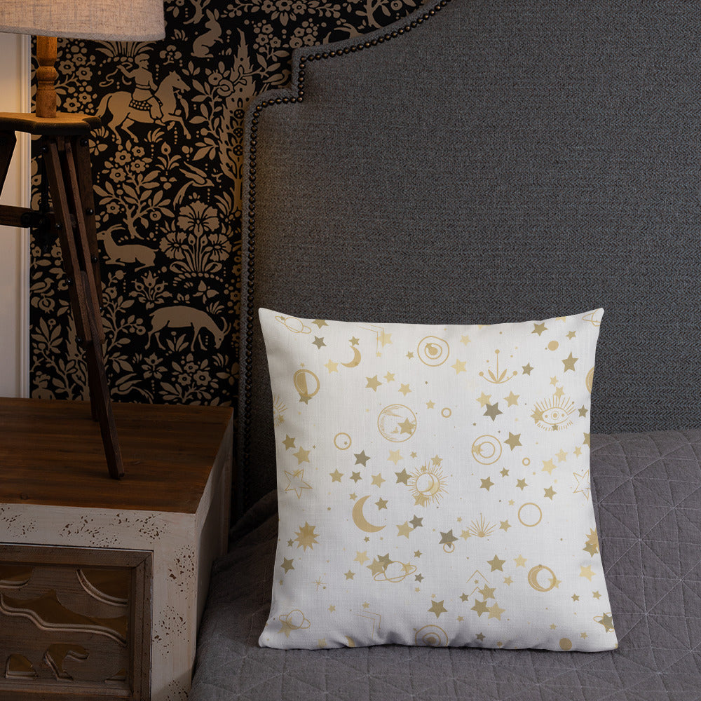 Golden Star Galaxy Premium Pillow