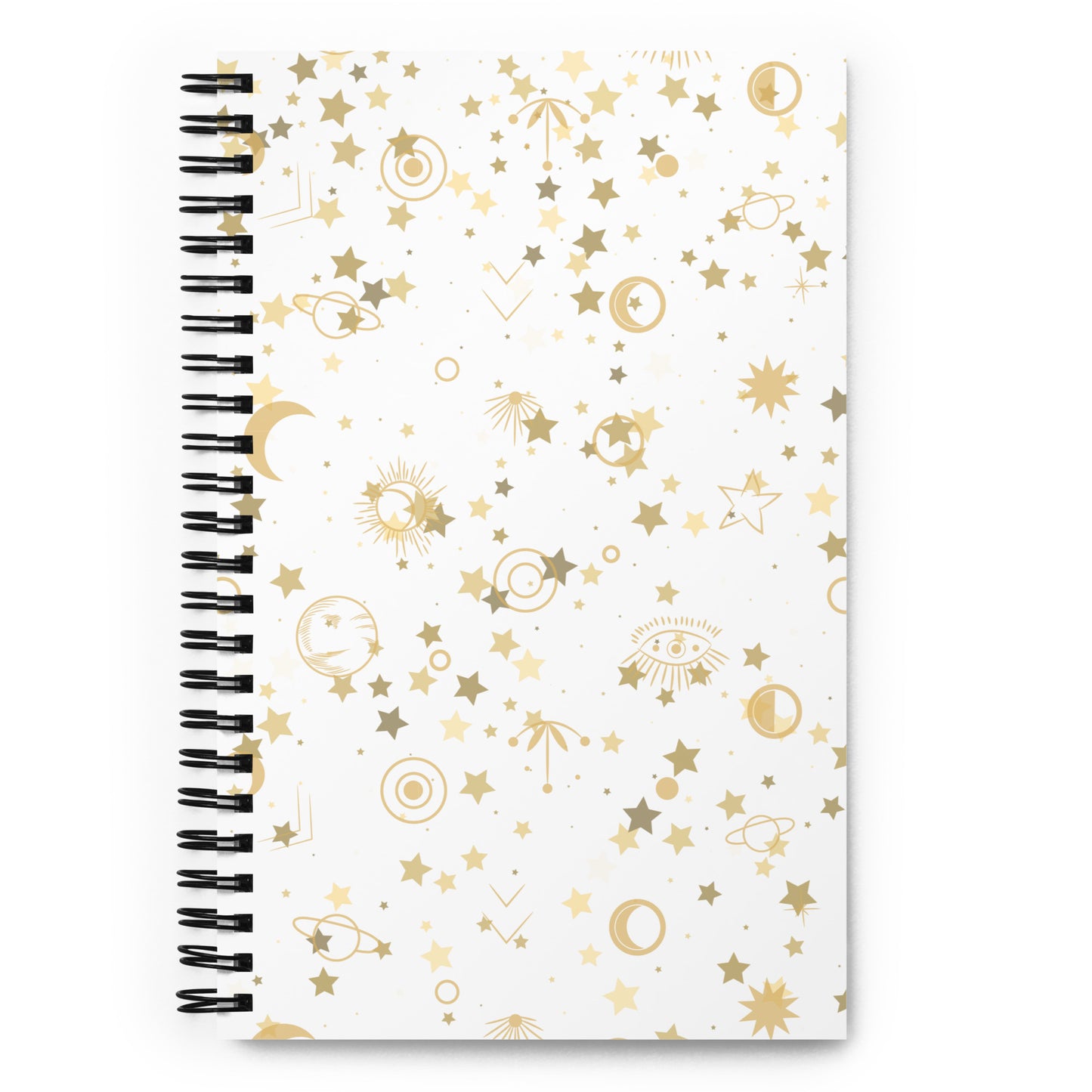 Golden Star Galaxy Soft Touch Notebook