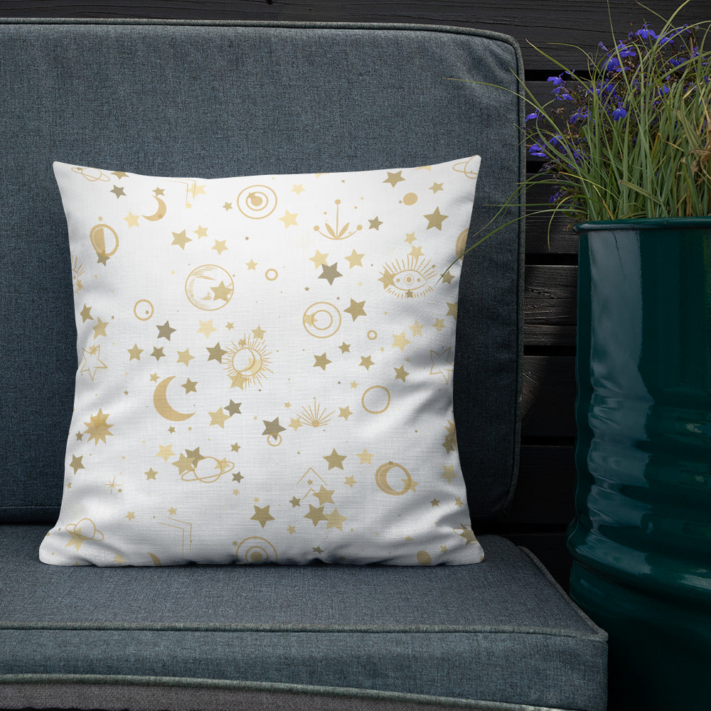 Golden Star Galaxy Premium Pillow