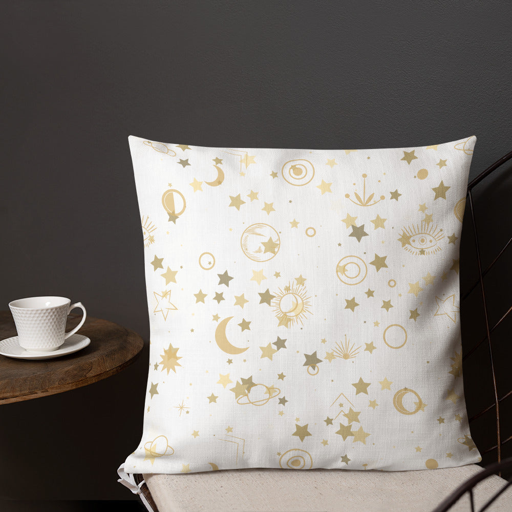 Golden Star Galaxy Premium Pillow