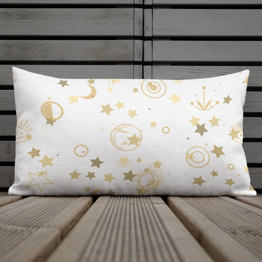 Golden Star Galaxy Premium Pillow