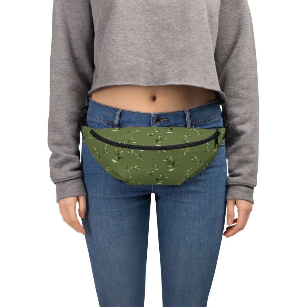 Greenery Wood Green Fanny Pack