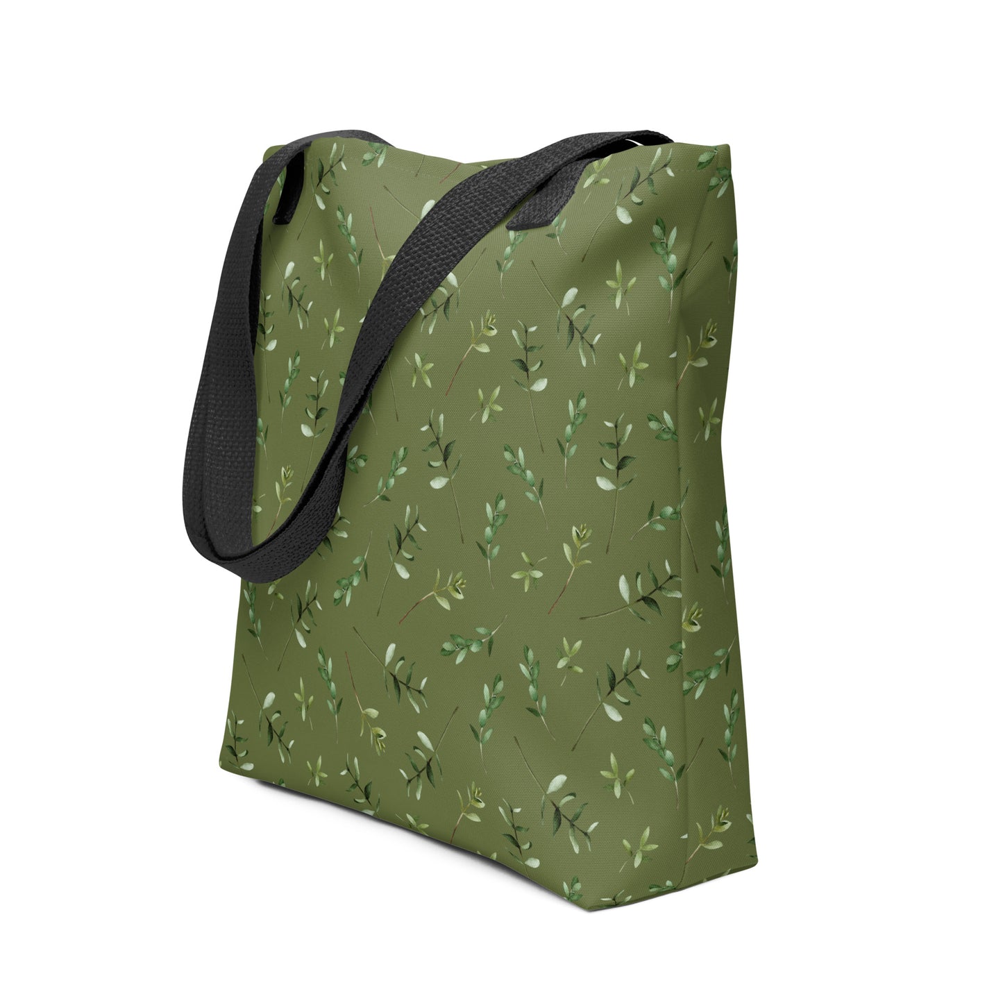 Greenery Wood Green Tote Bag