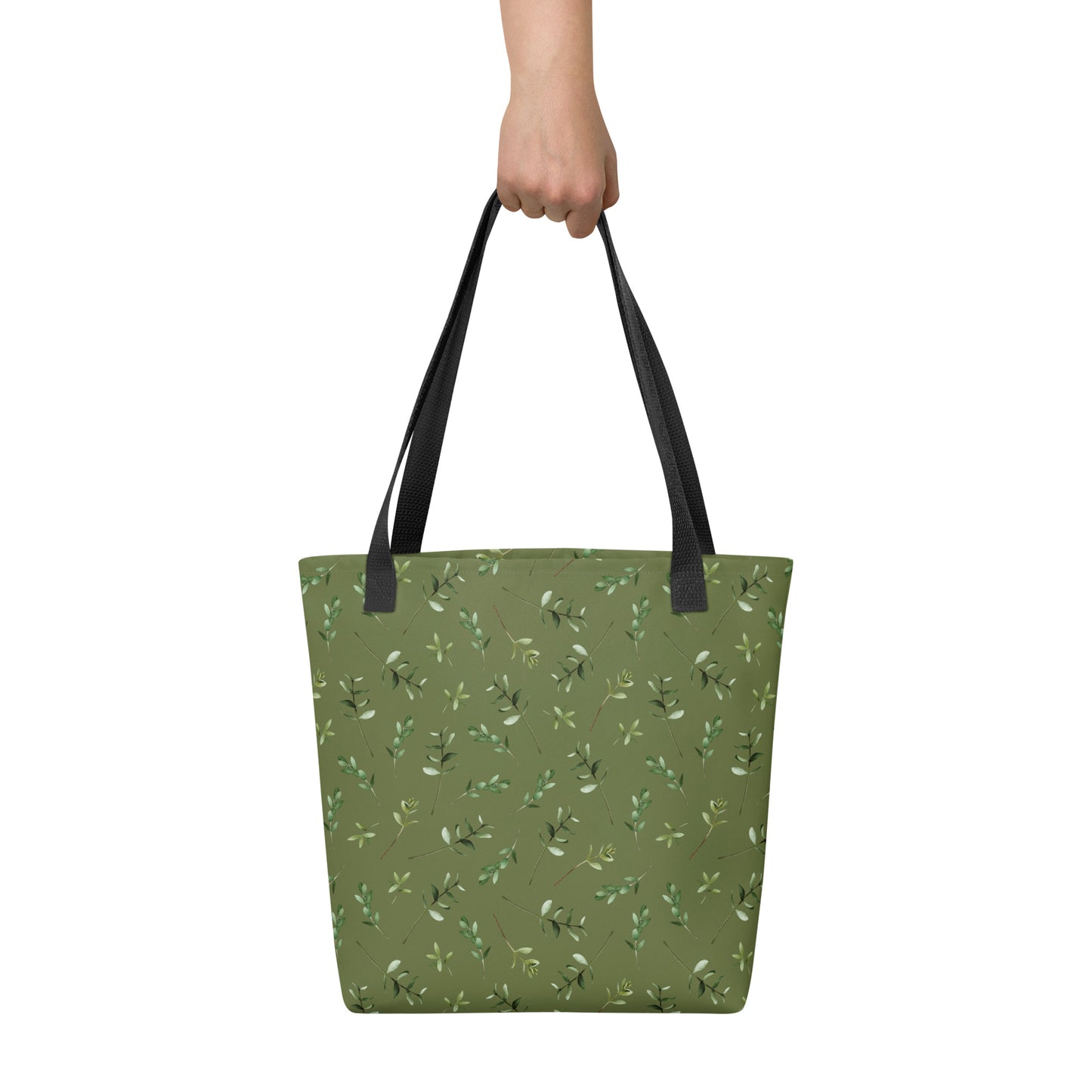 Greenery Wood Green Tote Bag