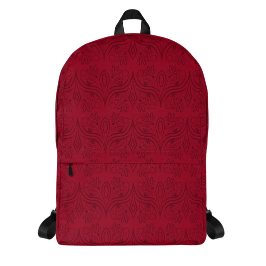 Geometric Star Red Backpack