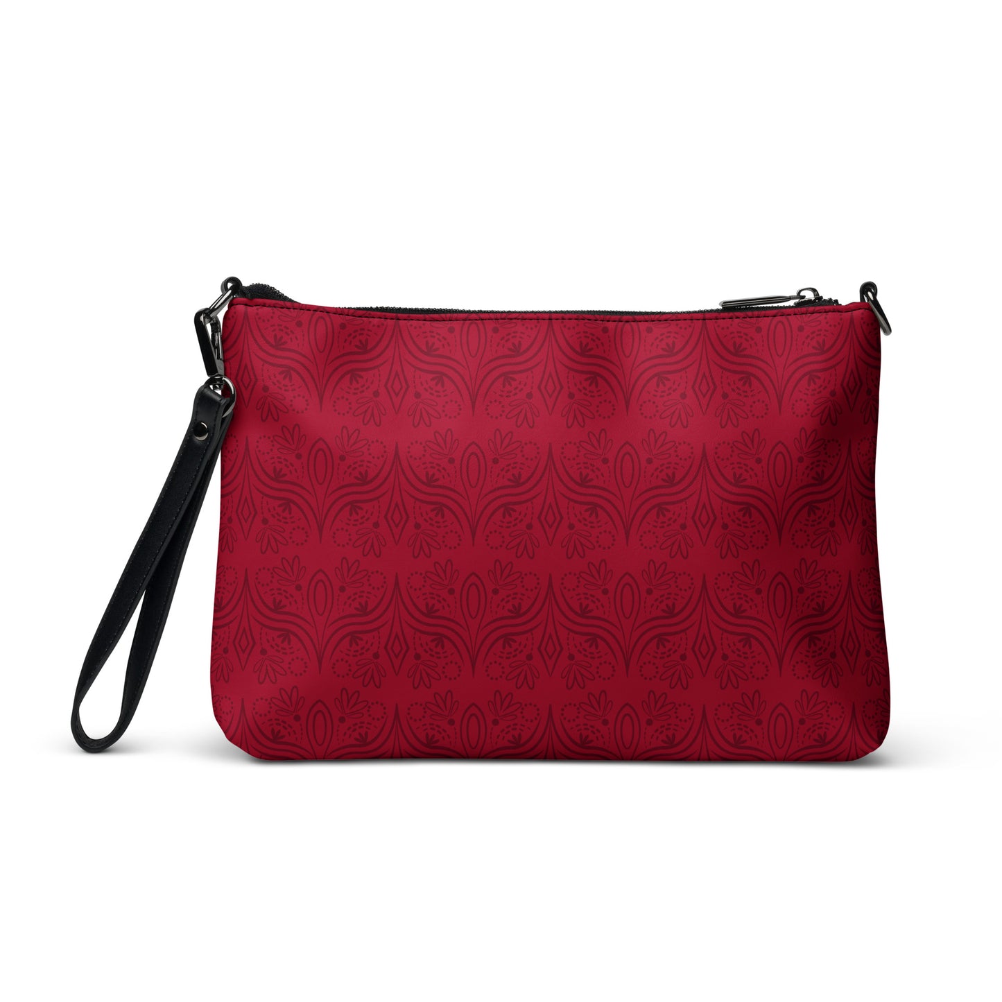 Geometric Star Red Crossbody Bag