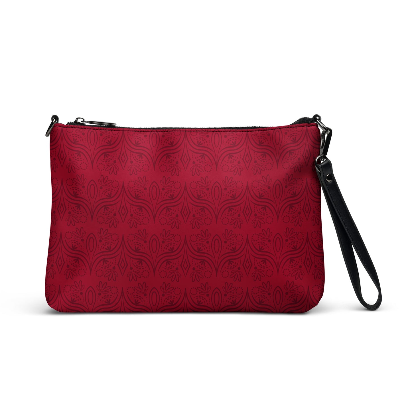 Geometric Star Red Crossbody Bag