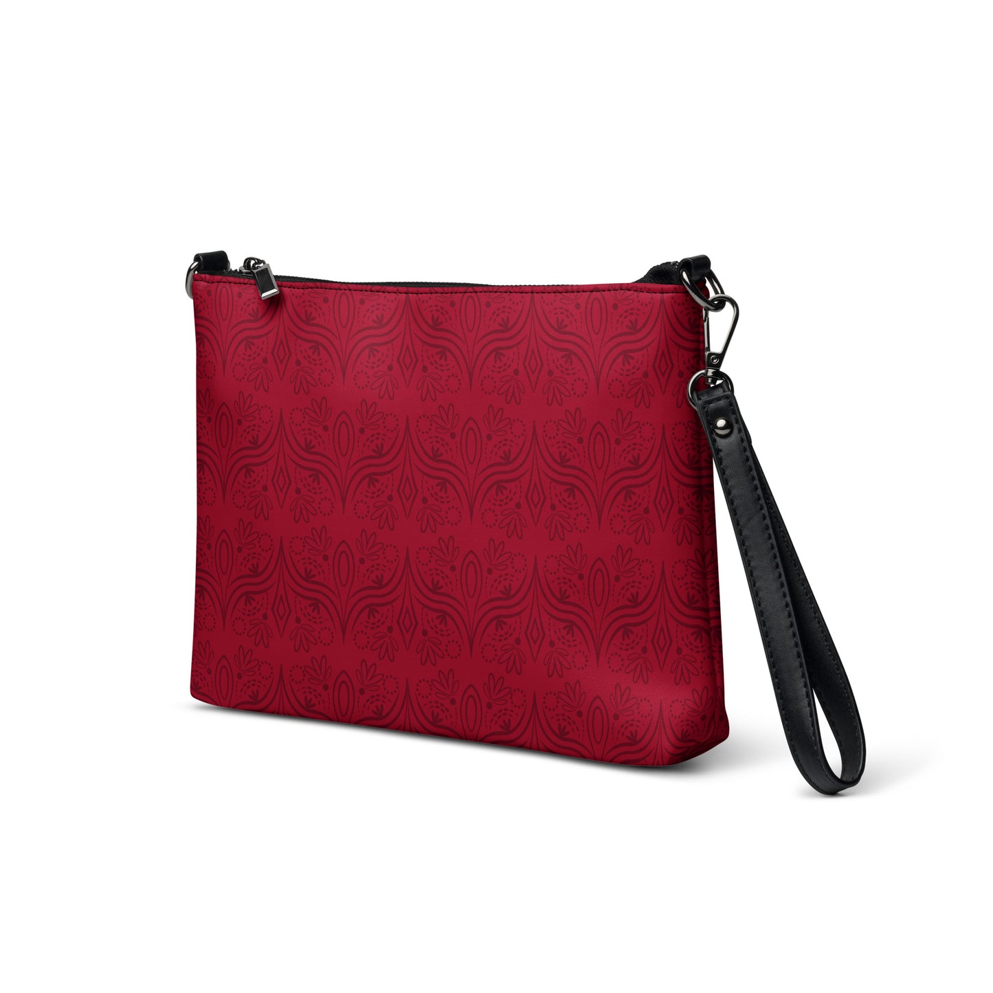 Geometric Star Red Crossbody Bag